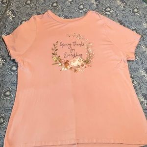 Lane Bryant Give Thanks Graphic Tee